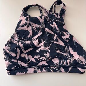 lululemon athletica Blue and White Women's Top